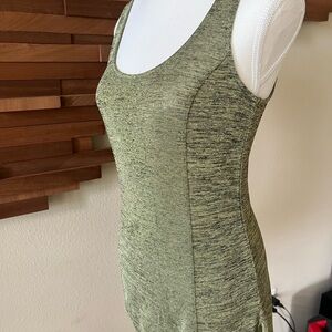 Women's Olive Green Sleeveless Top